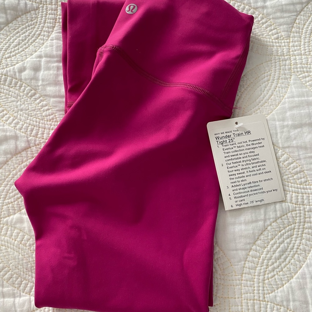 Lululemon Wunder train HR tight 25 inch